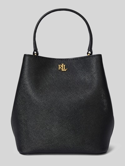 Lauren Ralph Lauren Handtas met echt leer met afneembare schouderband Zwart - 2