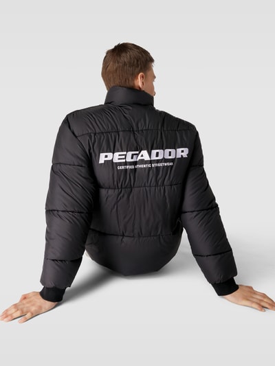 Pegador Steppjacke mit Label-Stitching Modell 'PICARD' Black 3