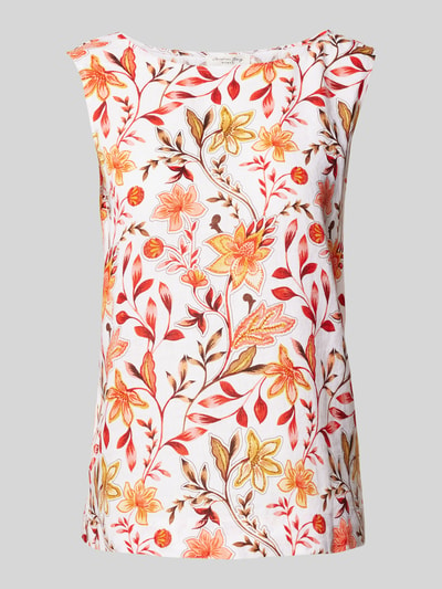 Christian Berg Woman Blousetop met all-over bloemenprint Terracotta - 2