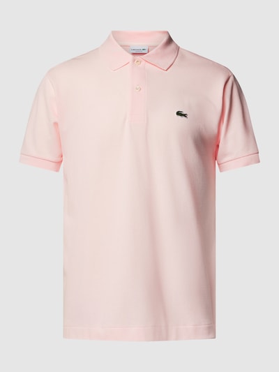 Lacoste Poloshirt aus Baumwolle mit Label-Patch Rosa 2