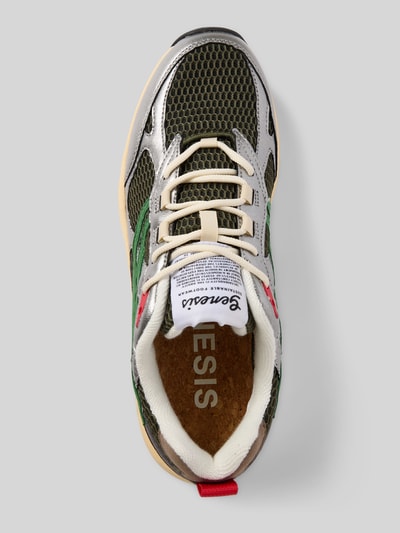 Genesis Sneaker mit Label-Detail Silber 3