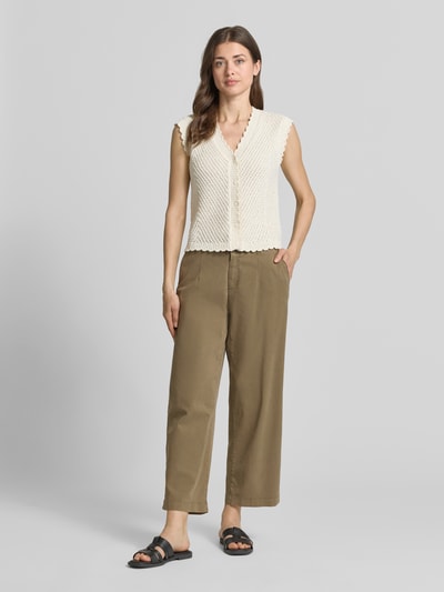 Brax Wide Leg Jeans aus Lyocell-Mix Modell 'STYLE.MAINE S' Beige 1