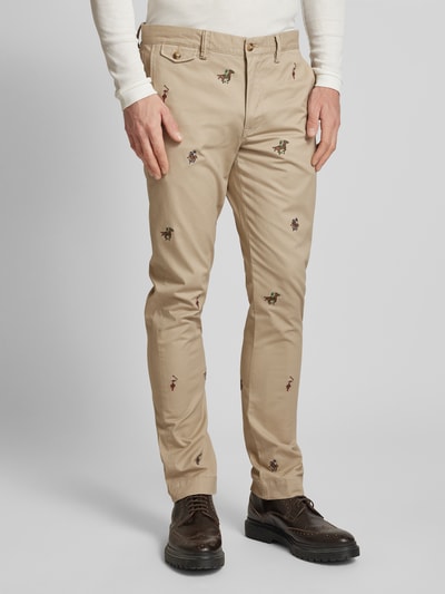 Polo Ralph Lauren Stoffhose mit Pattentasche Khaki 4