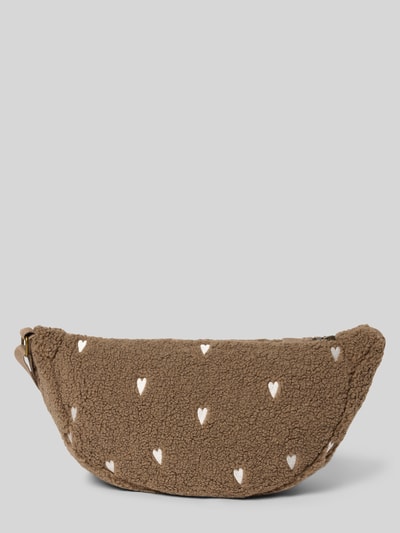 STUDIO NOOS Bauchtasche aus Teddyfell Modell 'Teddy' Taupe 4
