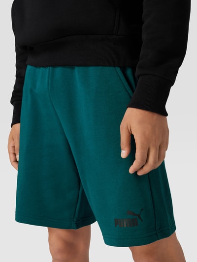 PUMA PERFORMANCE Sweatshorts mit Logo-Print Bottle 3