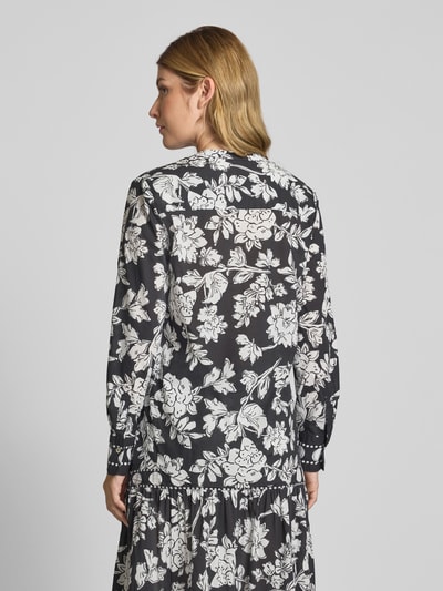 Emily Van den Bergh Blusenshirt mit V-Ausschnitt BLACK 5