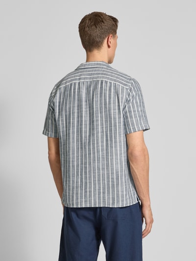 s.Oliver RED LABEL Oversized Freizeithemd aus reiner Baumwolle Blau 5