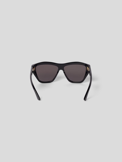Bottega Veneta Unisex Sonnenbrille im Cat-Eye-Stil Schwarz 5