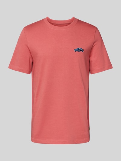 s.Oliver RED LABEL Regular fit T-shirt van puur katoen met Ford®-applicatie Kersenrood - 2