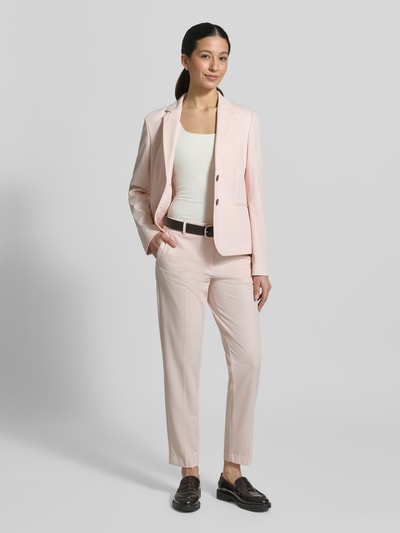 Christian Berg Woman Selection Żakiet o kroju regular fit z kołnierzem z połami Jasnoróżowy 1