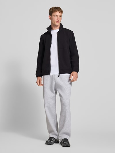 ONLY & SONS kardigan rozpinany o kroju regular fit ze stójką model 'JASON' Czarny 1
