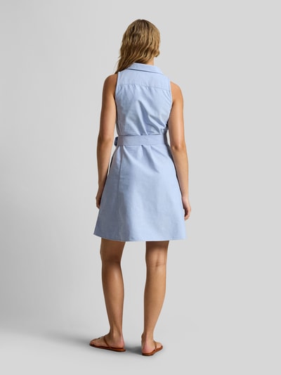 Polo Ralph Lauren Regular Fit Polokleid aus reiner Baumwolle Hellblau 5