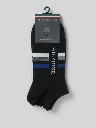 Tommy Hilfiger Socken mit Label-Print im 2er-Pack Black 3