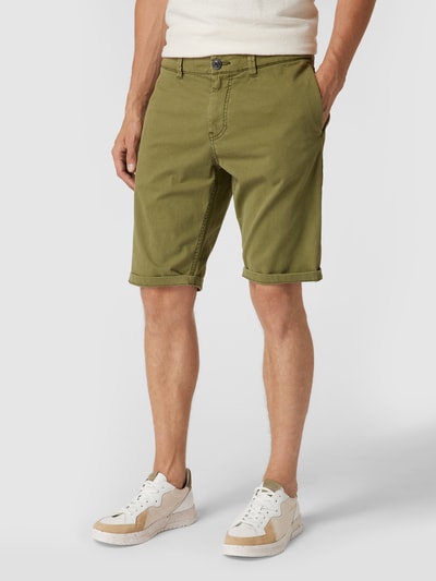 Tom Tailor Bermudas mit Allover-Muster Oliv 4