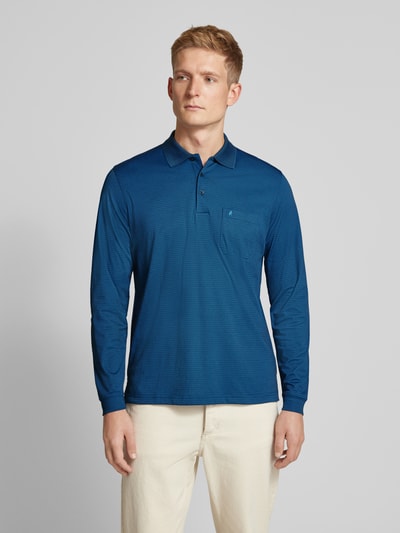 RAGMAN Regular fit poloshirt met borstzak Petrol - 4