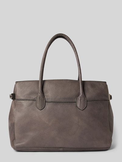 LIEBESKIND BERLIN Handtasche aus Leder mit Label-Detail Modell 'GLORIA' Anthrazit 4