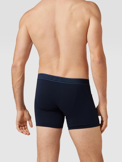 Emporio Armani Trunks im 2er-Pack mit Brand-Schriftzug Dunkelblau 4