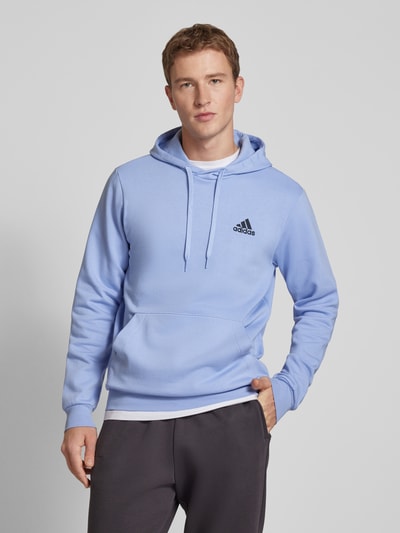 ADIDAS SPORTSWEAR Bluza z kapturem i wyhaftowanym logo Jasnoniebieski 4