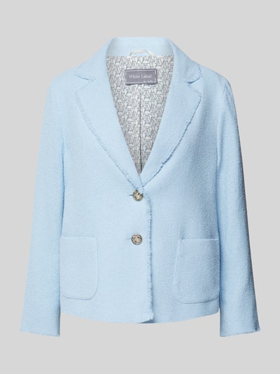 WHITE LABEL Blazer mit aufgesetzten Taschen Hellblau 2