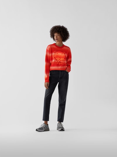 Kenzo Sweatshirt mit Brand-Motiv Rot 1