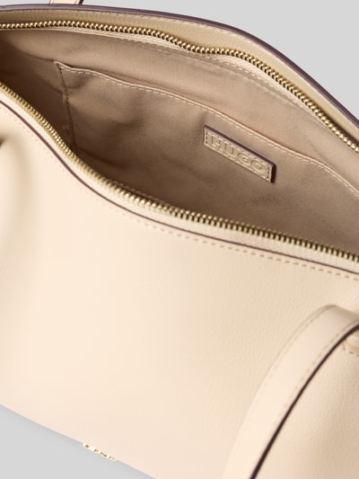 HUGO Handtas met handvat in leerlook model 'Meelo_Duffle' Ecru - 4
