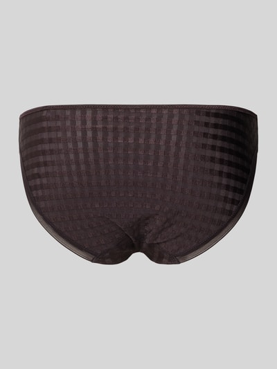 Marie Jo Slip mit floraler Applikation Modell 'Avero' Dunkelbraun 3