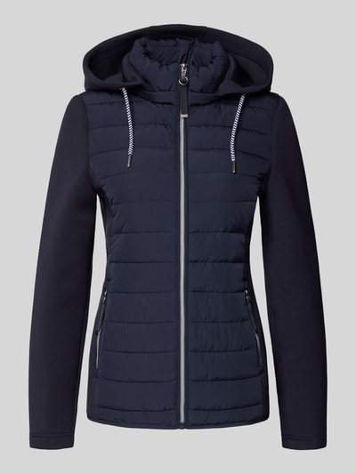 Christian Berg Woman Selection Gewatteerd jack met opstaande kraag Donkerblauw - 2