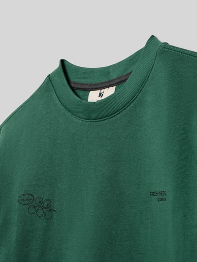 Garcia Sweatshirt mit gerippten Abschlüssen Lagune 2