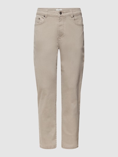 MCNEAL Jeans mit Label-Patch Stein 2