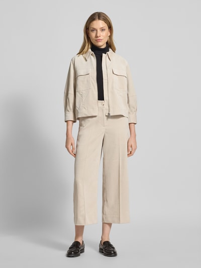 OPUS Kurtka sztruksowa z kieszeniami na piersi model ‘Hamoni’ Piaskowy 1