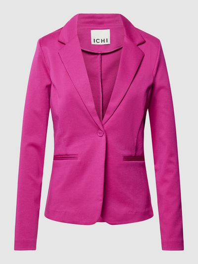 ICHI Blazer met paspelzakken, model 'KATE' Fuchsia - 2