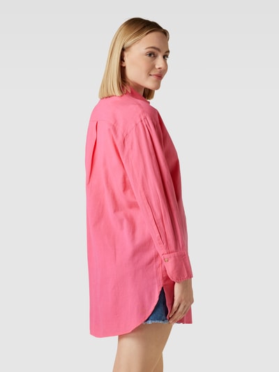 Fransa Lange blouse met afgeronde zoom, model 'Maddie' Felroze - 5