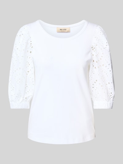MOS MOSH T-Shirt mit 1/2-Ärmel Modell 'Puffy' Weiss 2