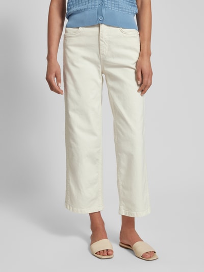 Milano Italy Regular fit culotte in 5-pocketmodel Offwhite - 4