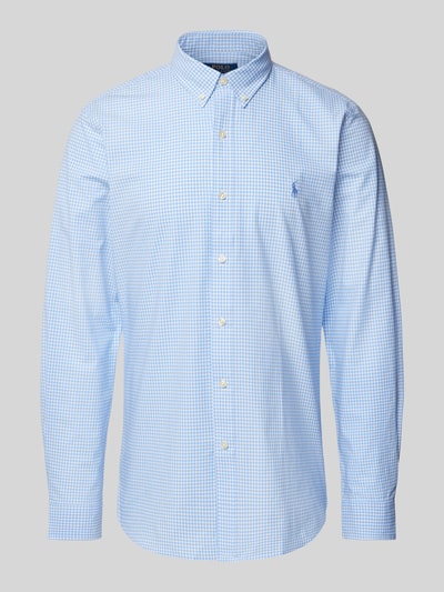 Polo Ralph Lauren Slim Fit Freizeithemd mit Button-Down-Kragen Bleu 2