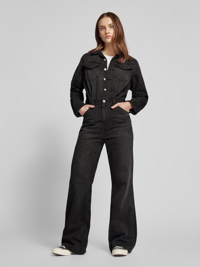 Levi's® Jumpsuit in denim-look Antraciet - 4