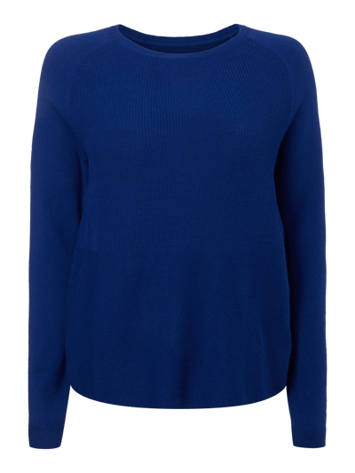 Marc O'Polo Pullover aus Baumwoll-Woll-Mix Royal 1
