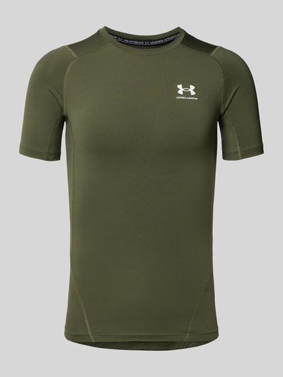 Under Armour T-shirt met labelprint Olijfgroen - 2