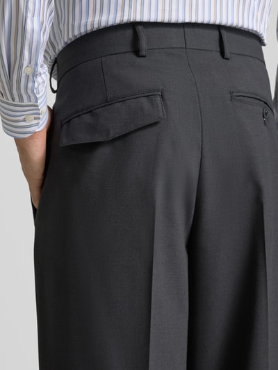 ANNARR Regular Fit Anzughose aus Lanawolle Modell 'KIRKLAND' Black 3
