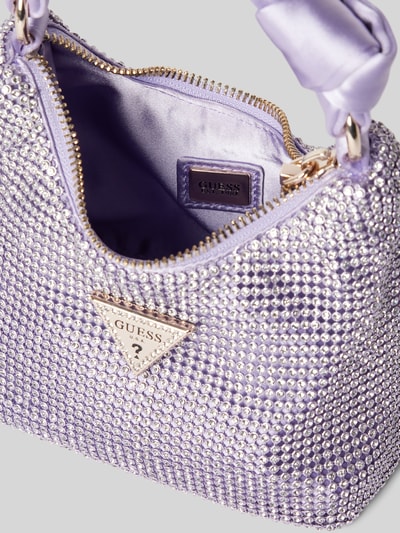 Guess Hobo Bag mit Ziersteinbesatz Modell 'LUA' Lavender 5