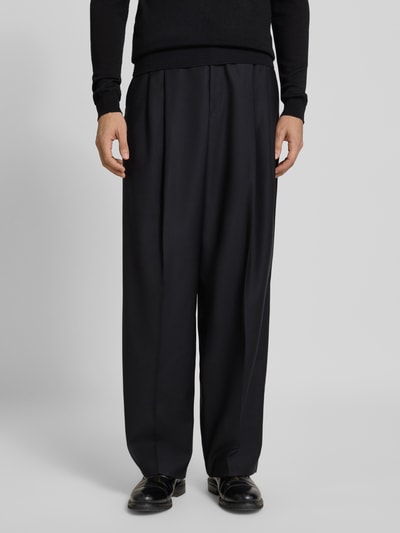 HUGO Regular Fit Anzughose aus Woll-Mix Modell 'FEDIX251' Black 4