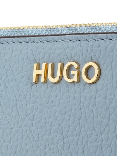 HUGO Crossbodytas van leer, model 'Victoria' Lichtblauw - 2