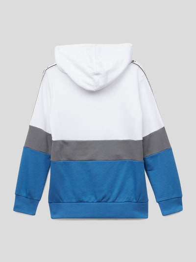 CHAMPION Hoodie mit Label-Schriftzug Weiss 3