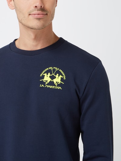 La Martina Sweatshirt mit Logo  Marine 3