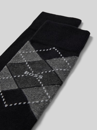 BOSS Socken mit Label-Detail im 2er-Pack Black 2