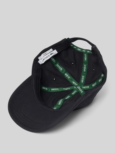 Lacoste Basceap mit Logo-Patch Modell 'CAPS AND HATS' Black 2