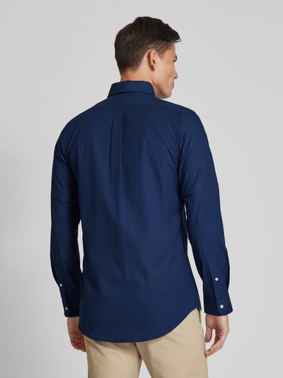 Polo Ralph Lauren Custom fit vrijetijdsoverhemd met logostitching Marineblauw - 5