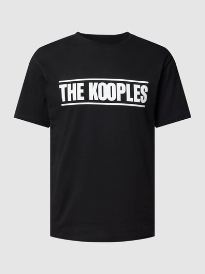 THE KOOPLES T-Shirt mit Label-Print Black 2