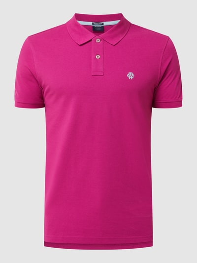 MCNEAL Poloshirt mit Label-Stitching Fuchsia 2