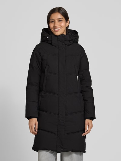khujo Steppmantel mit Kapuze Modell 'Graya' Black 4